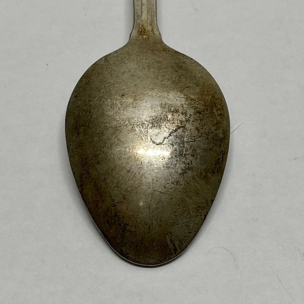 Vintage Edmonton‎ Canada 2000 Souvenir Spoon Silver Tone Travel Memorabilia GGG